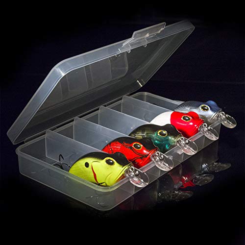 FOVONON Frog Hard Bait Floating Wobblers 5pcs/Set Fishing Lures Topwater Artificial Bait Pike Fishing Tackle Crankbait (F131)