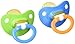 NUK Natural Shape Orthodontic Pacifiers, Latex, 18-36 Months Assorted Colors Color May Vary 2 ea (Pack of 2)
