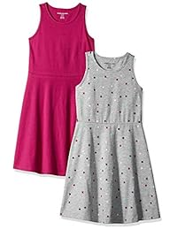 Vestido de tanque de 2 piezas para niñas de   Essentials