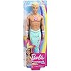Barbie-Dreamtopia-Merman-Doll Barbie Dreamtopia Merman Doll, approx. 12-inch with Blue Rainbow Tail and Blonde Hair, for 3 to 7 Year Olds