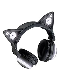 Auriculares inalámbricos con diseño de orejas de gato (cambia de color)
