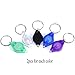 JWISLAND TM Pack of 10 Mini Keychain LED Flashlight Torch Light Lamp, White Beam