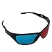 3D Red-Blue / Cyan Anaglyph Simple Style Glasses Movie Game-Extra Upgrade Style