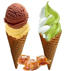 AussieBlends Waffle Ice Cream Cones Bulk For Soft