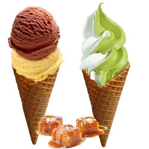 AussieBlends Waffle Ice Cream Cones Bulk For Soft