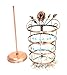 72 Pairs/144 Holes Rose on Top Rotating Earring Holder / Earring Tree / Earring Oraganizer / Earring Stand / Earring Display