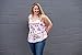 Disney Womens Plus Size Tank Minnie Mouse All Over Print Lightweight Top (2X) Pink