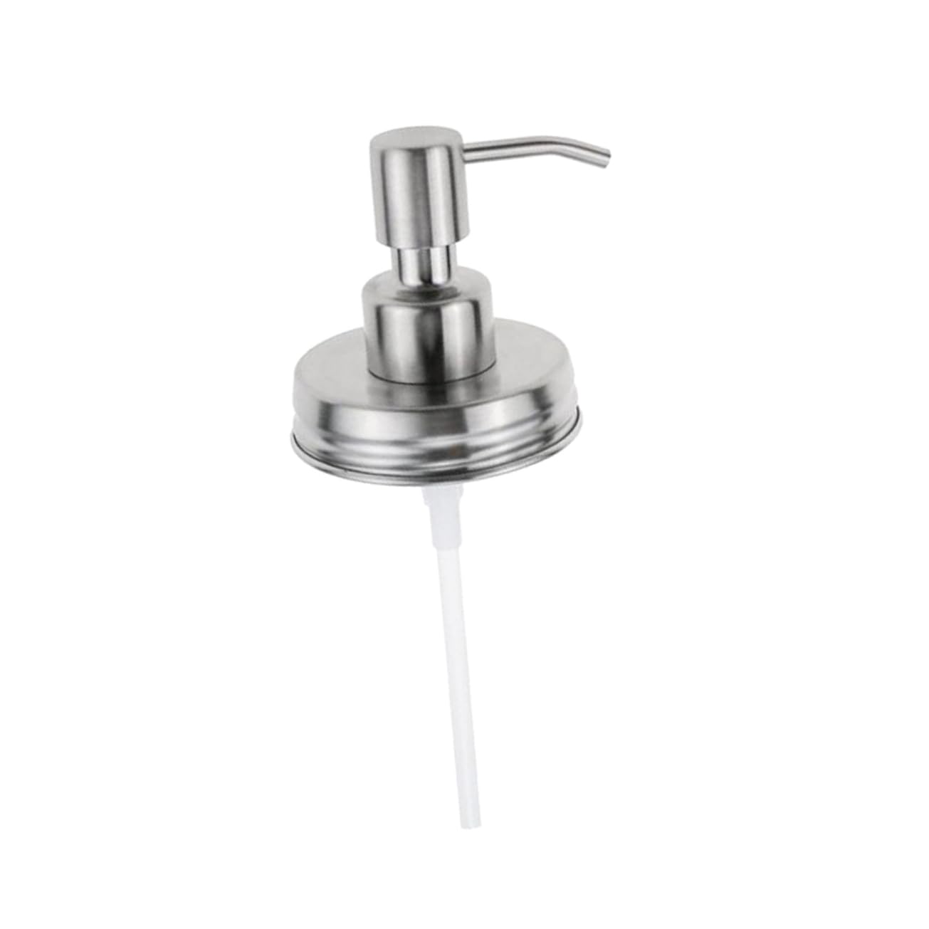 TOPBATHY Stainless Steel Pump Head Soap Dispenser Dispenser Lids for Mason Jars in Your Bathroom for Easy Soap Distribution