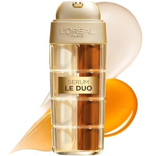 L'Oréal Paris Age Perfect Le Duo Anti-Falten-Serum, verjüngend und feuchtigkeitsspendend, für alle Hauttypen, mit Kollagen-Peptiden mit Vitaminen B3 und C*. inspiriert von koreanischer Kosmetik, 30 ml