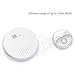 1byone Wireless Doorbell, Waterproof Door Chime Kit Operating at Over 500 Feet with LED Flash Battery-operated 2 Receivers and 1 Push Button , 36 Chimes, 6 Levels Volume, White
