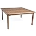 Amazonia Milano 9-Piece Eucalyptus Wood Square Patio Dining Set