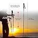 KevenAnna- 2 Pack -Trekking Poles, Adjustable Height Anti-Shock Ultralight Walking Stick for Outdoor Walking Trekking Climbing, 1 Pair (Black)