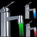 Illumisink Light Up Sink Faucet- Temperature Sensitive Color Changing Water Faucet Led