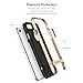 iPhone 7 Plus Case, ROCK [Royce] - Black & Champagne Gold [Ultra Thin][Heavy Duty][Metal Texture Side Buttons][Dual Layered][Slim Fit][Hard PC + Soft TPU] For Apple iPhone 7 Plus (2016)