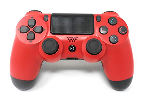 CHASDI V2 PS4 Controller Wireless Bluetooth with USB Cable for Sony Playstation 4 Compatible with Windows PC & Android OS (Red) CHASDI V2 PS4 Controller Wireless Bluetooth with USB Cable for Sony Playstation 4 Compatible with Windows PC & Android OS (Red)