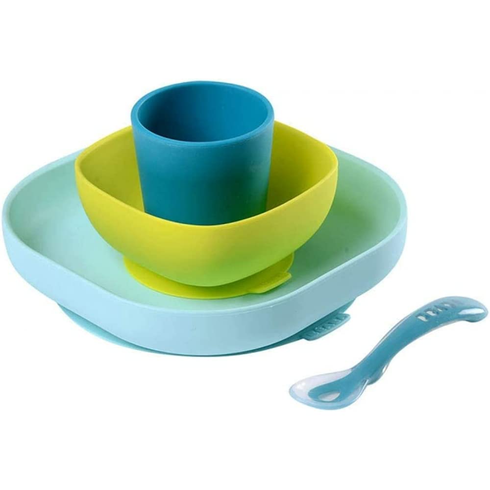 Beaba Silicone Meal Set, Blue