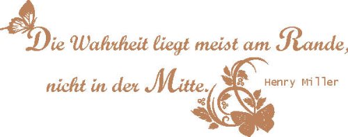 Indigos Wall Sticker, Vinyl, Brown, 60 x 10 x 10 cm