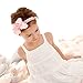 Baby Girl Gifts - Elastic Lace Headbands with Flower and Bows. Best Hair Accessories for Newborn, Infant, Toddler and Older Kids. Cute Birthday or Baby Shower Gift. Soft and Stretchy Pink Head Bands.
