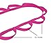Wacces Yoga Strap Stretch Restore Multi-Grip Fitness Pilates Stretching Belt Multicolor (Pink)thumb 2