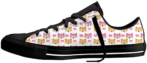 Cats And Hearts Boys Play Fashion Sneaker Canvas Shoes