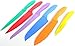 Utopia Kitchen 7 Piece Color-Coded Non-Stick Knife Set - 6 Knives plus Cutting Board