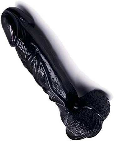 MXYLYLAT2 8.85" Black Reláxátǐòn Penǐs Hándheld Lárge Woman Thǐck fòr Cup Sìmúlátìōn Heálthy 100% Self Wáterpròòf