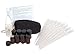 Essential Oil DIY Keychain Kit with (8) 2ml Drams, Coconut Oil, Ailment Card, Pipettes, Blank Cap Stickers - 3