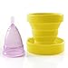 Collapsible Silicone Cup Foldable Sterilizing Cup for Menstrual Cup for Moon Cup