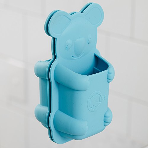 TOOLETRIES 'for kids' Koala Pouch - animal silicone Toothbrush Holder (Blue)