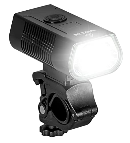 Lampada anteriore per bicicletta, torcia luce per bicicletta 5x LED PRO 1020lm Powerbank nera VA0073 VAYOX