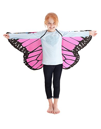 Douglas Dreamy Dress-ups Fanciful Fabric Wings - Pink Monarch Butterfly