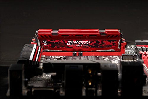 Crucial Ballistix Sport LT 3000 MHz DDR4 DRAM Desktop Gaming Memory Single 16GB CL15 BLS16G4D30AESE (Red)