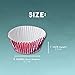 200 Pack Magenta Foil Cupcake Liners for Baking, Standard Size Metallic Cups for Muffins (2 x 1 In)