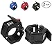 WODSKAI Olympic Barbell Collars Pair of 2 inch, Solid Nylon Locking Clamps with Quick Release Secure Snap Latch, Great for Weight Lifting Gym Barbell Clamp Collars