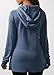 Geckatte Womens Pullover Hoodie Cowl Neck Asymmetric Hem Hooded Sweatshirt Tunic Hoodies