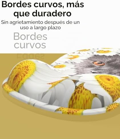 Alfombrilla Ratón Reposamuñecas de Gel, Mouse Pad Ergonómica de Tela Suave y Diseño Curvo Elevado para Hogar y Gaming(Gato 3)