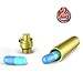 Outmate Waterproof Pill Holder Plus 3 Spare O-rings-H62 Brass EDC Tools