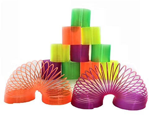 O.B Toys&Gift Colorful Magic Coil Spring Toy , Spring Party Favor & Goody Bag Filler for Kids (48 Pack)