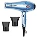 Babyltrl 1875W Hair Dryer, Negative Ions Professional Salon Hair Blow Dryer with LED Temperature Display, AC Motor Low Noise Hairdryer with 2 Concentrator Nozzle Attachments
