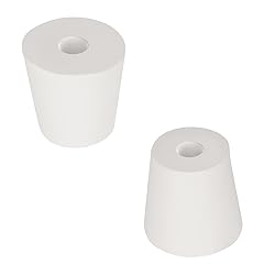 Labasics 5# Single-Hole Rubber Stoppers, 5-Pack