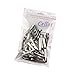 CÉLLOT Alligator Hair Clips, CELLOT 50pcs 1.77 inch Metal Alligator Clips Silver Hair Clips,Sprong Bulk Hair Grips for Hair Bows Making Crafts