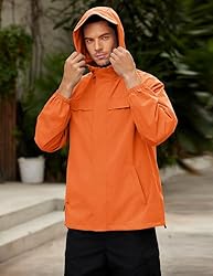 COOFANDY Men's Rain Jacket Waterproof Lightweight
