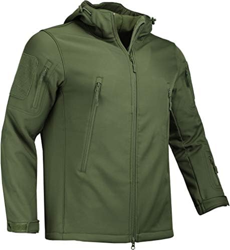 Tactical Jacket for Men Water Repellent Windproof Coat Big Tall Mens Fleece Lined Softshell Jackets