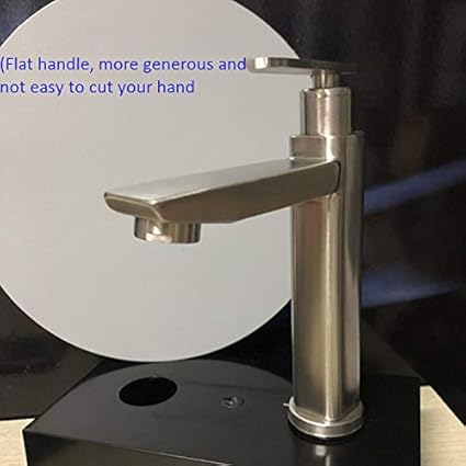 304 Acero Inoxidable Individuales Cold Cuenca Grifos De Baño Lavabo