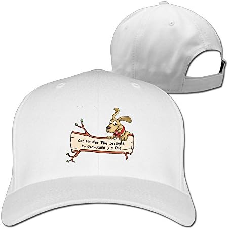NDYGFR Let Me Get This Straight, My Grandchild Is A Dog Best Plain Adjustable Caps Custom Snapback Hats For Unisex