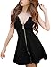 Allegra K Women's Sexy Strapless Party Dress Sweetheart Neck Sleeveless Summer Mini Dresses Small Black