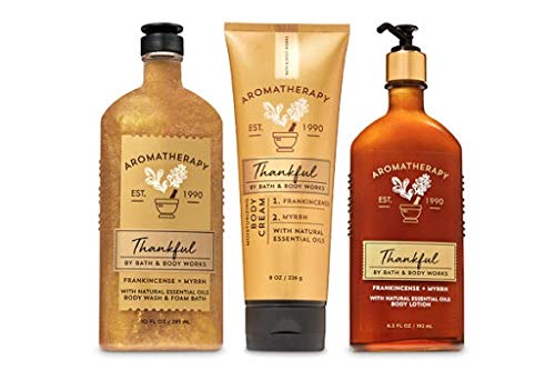 Bath & Body Works Aromatherapy THANKFUL Combo Set