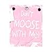 Classic Moose Pink Adult Flapjack Onsie Pajamas by LazyOne | Adult Kid Infant Dog Family Matching Pajamas (Large)