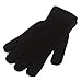 IT'S RIDIC! Warm Knitted Stretch touchscreen/texting winter gloves with a soft texture. Just thick enough to not be bulky. Black