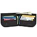 Travelon Safe ID Leather Front Pocket Wallet, Black, One Size